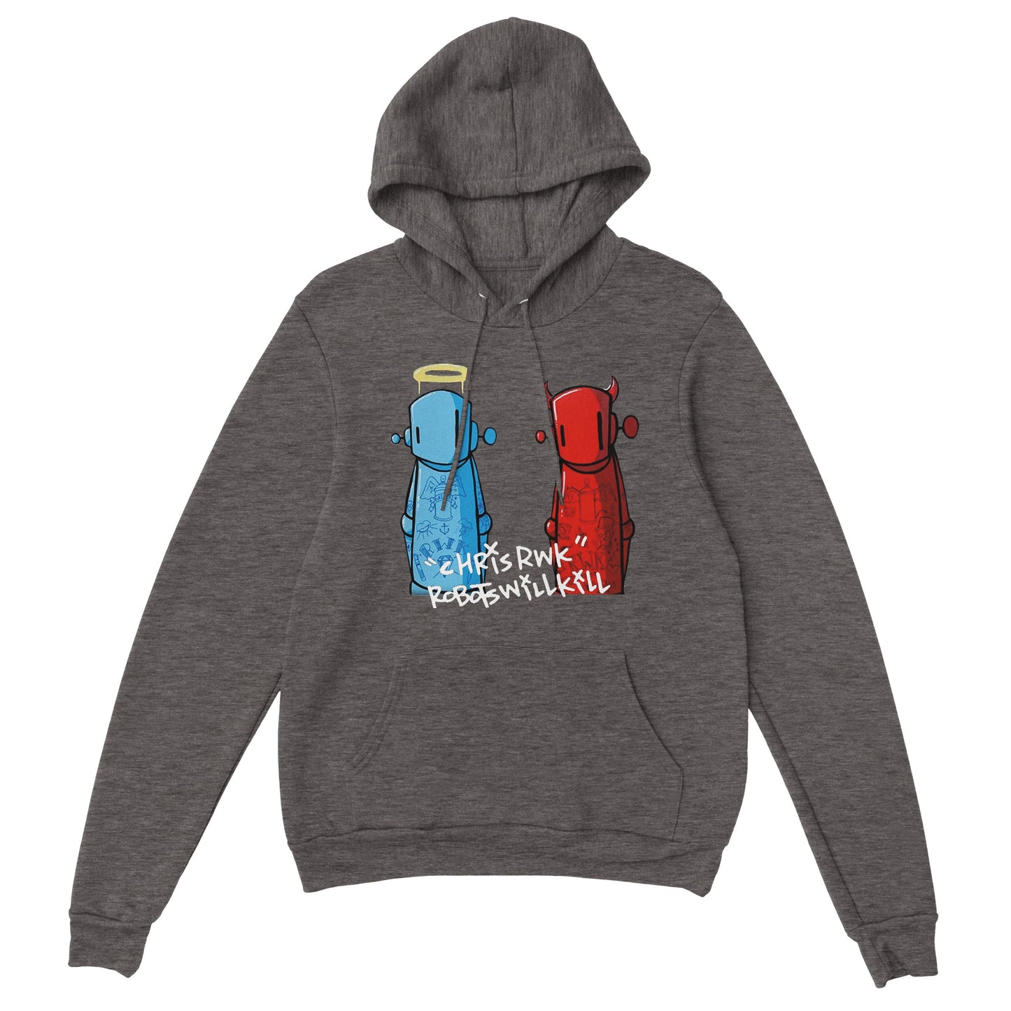 ChrisRWK- Good Evil - プレミアム ユニセックス プルオーバー パーカー