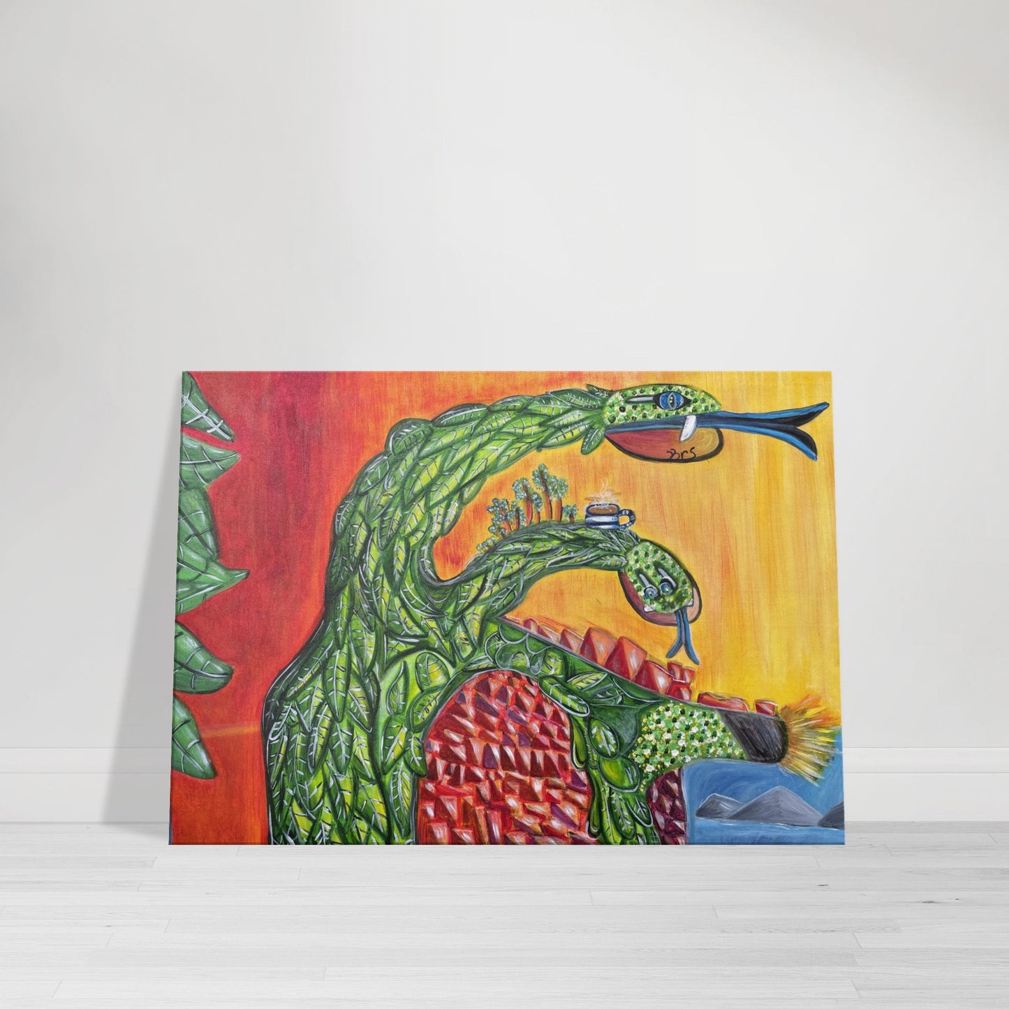 Krs - エルサルバドルのドラゴン - キャンバスプリント