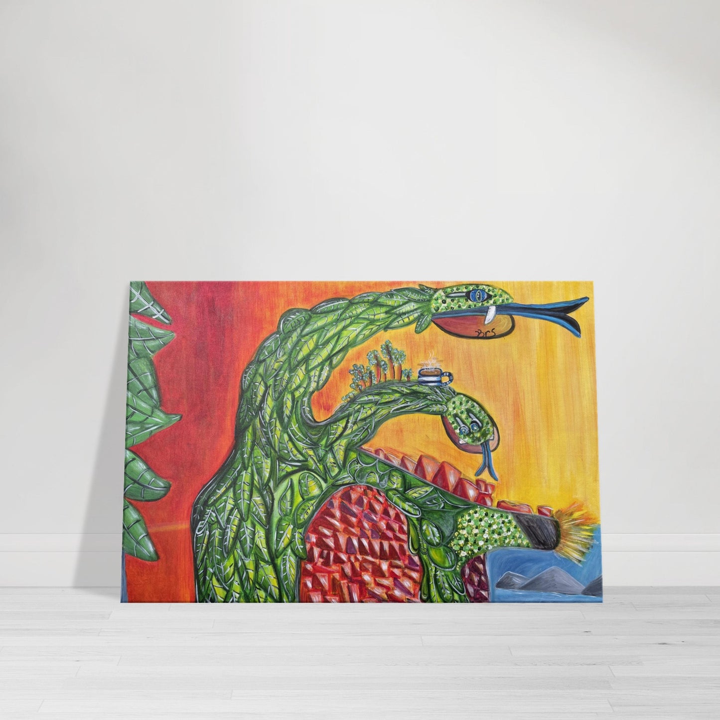 Krs - エルサルバドルのドラゴン - キャンバスプリント