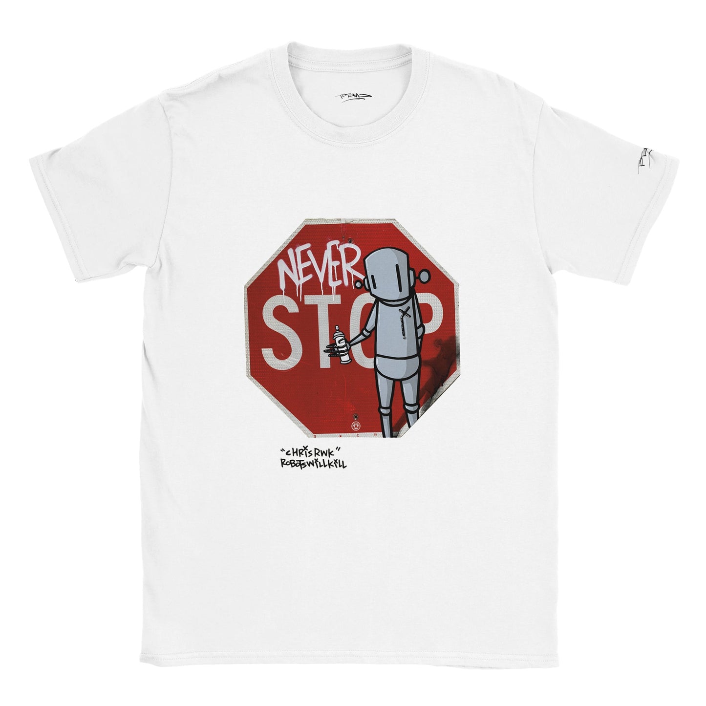 ChrisRWK - In a heart beat - クラシック ユニセックス クルーネック Tシャツ